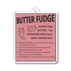 八坂屋@SUZURI支店のBUTTER FUDGE RECIPE アクリルキーホルダー