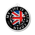 ユルスタ＠SUZURIのMY LIFE IS WITH COPEN｜ユルスタ Acrylic Key Chain