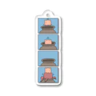 すぎもとゆうまのお店のメンダコ４コマ「おじゃまします」 Acrylic Key Chain