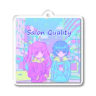 ヒカリロボ💈ヘアーサロンイナビカリのSalon Quality アクリルキーホルダー