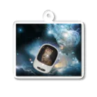 Space CatのSpace Cat Acrylic Key Chain