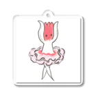 HUG flowerのtulipdancer Acrylic Key Chain