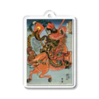 寿めでたや(ukiyoe)のUKIYOE 浮世絵 SAMURAI；水滸伝豪傑 アクリルキーホルダー