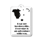 Bordercollie StreetのBorder Collie N9 Acrylic Key Chain