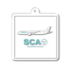 SHOP by bonustraxxのShuCREAM Airlines シュッとしたフライト アクリルキーホルダー Acrylic Key Chain