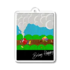 Juvenile_Wish_ClothesのBRING HAPPY Acrylic Key Chain