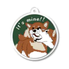 DOG FACEの柴犬【わんデザイン 7月】 Acrylic Key Chain