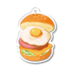 リズのハンバーガー アクリルキーホルダー