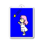 greetenの夜空　星に願いを Acrylic Key Chain