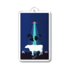 temple islandのビーガンユーフォー Acrylic Key Chain