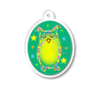 虹色PLUSのねむねむフクロウさん Acrylic Key Chain