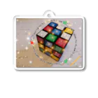 💓ashitapasta shopの🎲 Joao Gilberto's Rubik's Cube アクリルキーホルダー