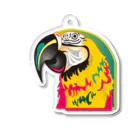 alaの長生きコンゴウインコ。 Acrylic Key Chain