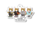 CAT'EM キャッテム　スニーカーを履いた猫のブランドの1th anniversary　スニーカーを履いた猫のブランド Acrylic Key Chain