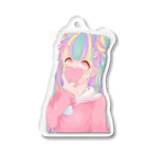 なしかのカラフルゆめかわちゃん Acrylic Key Chain