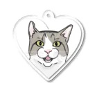 kurodaのどうしたの猫くん。(Heart ver.) Acrylic Key Chain