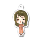 まつ工房のアクリルキーホルダー（KAZUKO） Acrylic Key Chain