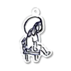 YUMEpulsの座ってるうめしくん Acrylic Key Chain