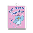 Millefy's shopのLet’s Dance Together Acrylic Key Chain