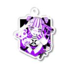 Mavie　マヴィの可愛いが正義ちゃん（紫） Acrylic Key Chain