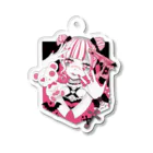 Mavie　マヴィの可愛いが正義ちゃん（ピンク） Acrylic Key Chain