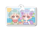 ばぶるみちゃんのばぶるみSummerアクリルキーホルダー Acrylic Key Chain