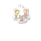 さくらもち市長のSUZURI商店のくつしたファミリー Acrylic Key Chain