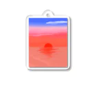 おにーちゃんショップの夕焼け Acrylic Key Chain