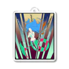 Sea of Grassの祈り捧げる人魚 Acrylic Key Chain