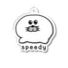 キュウちゃんのおみせやさんのspeedy（アザラシのキュウちゃん） Acrylic Key Chain