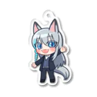 【銀狼の雨宿～お土産売り場～】のちびしずく Acrylic Key Chain