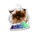 BFCisのBLACK FACE CAT is super color Acrylic Key Chain