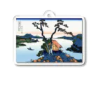 寿めでたや(ukiyoe)の葛飾北斎_冨嶽三十六景　信州諏訪湖 Acrylic Key Chain