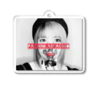 パチンカスさちおのモノクロpachinkas Acrylic Key Chain