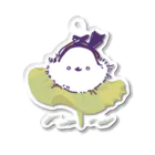 rina_suzuriのもふもふシマエナガ　蓮~greenery~めだか観察 Acrylic Key Chain