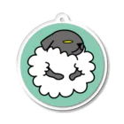 オグオグモグモグのコロコロヒツジ Acrylic Key Chain