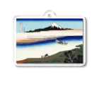 寿めでたや(ukiyoe)のFujiyama ukiyoe 葛飾北斎_冨嶽　武州玉川 Acrylic Key Chain