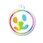 週刊少年ライジングサンズのSmile Face Rainbow Line Acrylic Key Chain