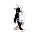 騒音のない世界 SHOPの騒音のない世界のペンギンキーホルダー Acrylic Key Chain