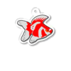 日々好日屋2号店のパンクな金魚 Acrylic Key Chain