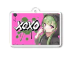 BuddhismのXOXOシリーズ【Hannya】Ver.PINK Acrylic Key Chain