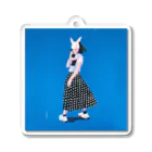 有村佳奈のART FASHION SHOPのblue雑貨ちゃん Acrylic Key Chain