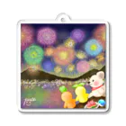 pessnokusuribakoの花火大会の思い出 Acrylic Key Chain