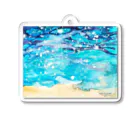 Laugh Rain LaboのHealing sea_am Acrylic Key Chain