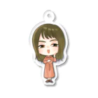 まつ工房のアクリルキーホルダー（KAZUKO） Acrylic Key Chain