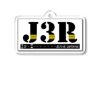 Threefall Japan Aviationの【Threefall Japan Aviation限定 】J3Rロゴ（TFJAバージョン:３ｃｈ手書き滑走路） Acrylic Key Chain