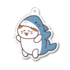  とろろんのさめねこさん Acrylic Key Chain