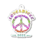 薈.collectionのLove＆peaceシリーズRainbowcolorバージョン Acrylic Key Chain