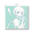 粟屋やわ子のしっかり水飲んでね❕ Acrylic Key Chain