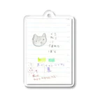 もももものくろねこにうまれたぼく Acrylic Key Chain